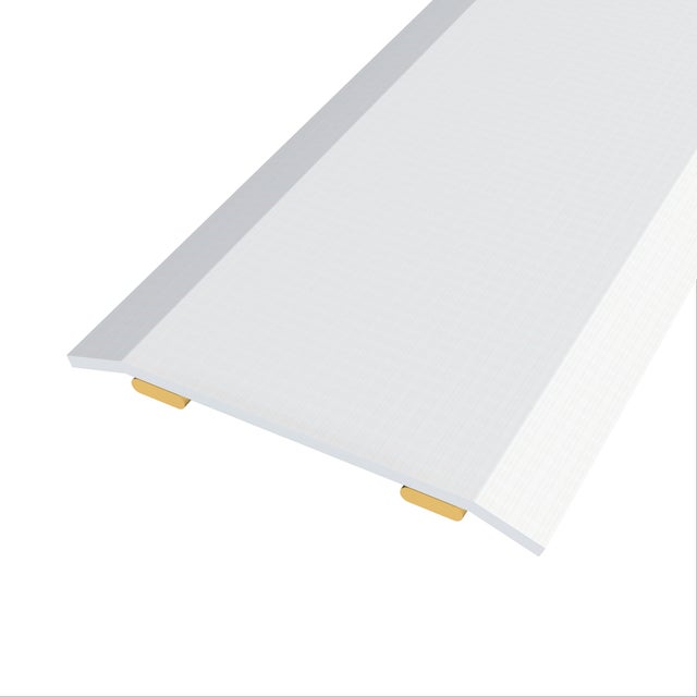 PERFIL DE TRANSICION ADHESIVO ACERO BLANCO 83CM