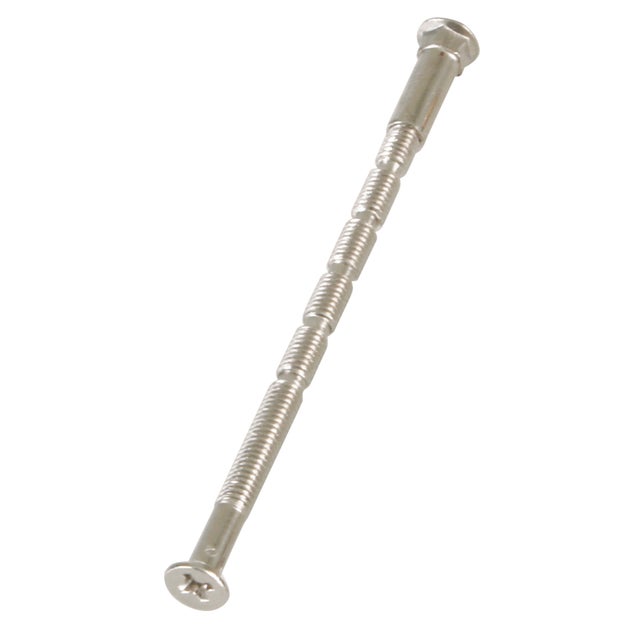 TORNILLOS ANTIRROBO PARA METAL NIQUELADOS 4X75MM. 1UD