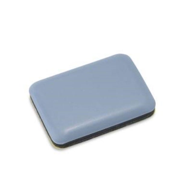 PATIN DESLIZANTE TEFLON ADHESIVO 25 x 35MM GRIS 4 UDS