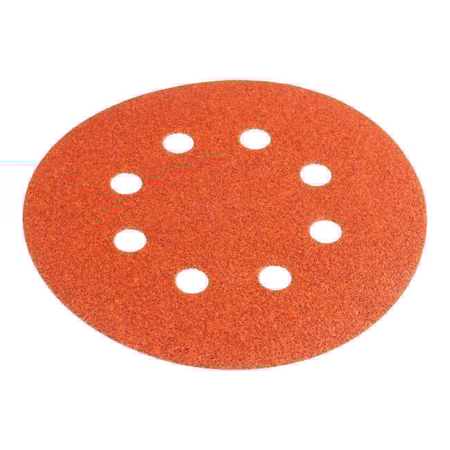 6 DISCOS DE LIJA 125MM 8 AGUJEROS GRANO 120 - 1