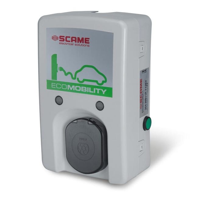 CARGADOR VEHICULO ELECTRICO 1 TOMA TIPO 2 POTENCIA 7KW SCAME - 1