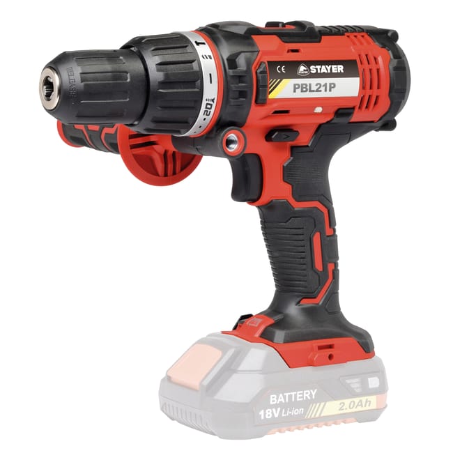 TALADRO PERCUTOR BATERÍA STAYER PBL 21P L20 18V - 1