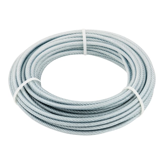 CABLE ACERO GALVANIZADO PLASTIFICADO 6 X 7 + 1  4   6 MM CABLES Y ESLINGAS. 15 M - 1