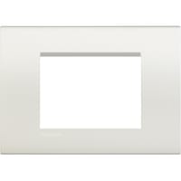 MARCO 3 MODULOS CAJA RECTANGULAR SERIE LIVING BLANCO - 1