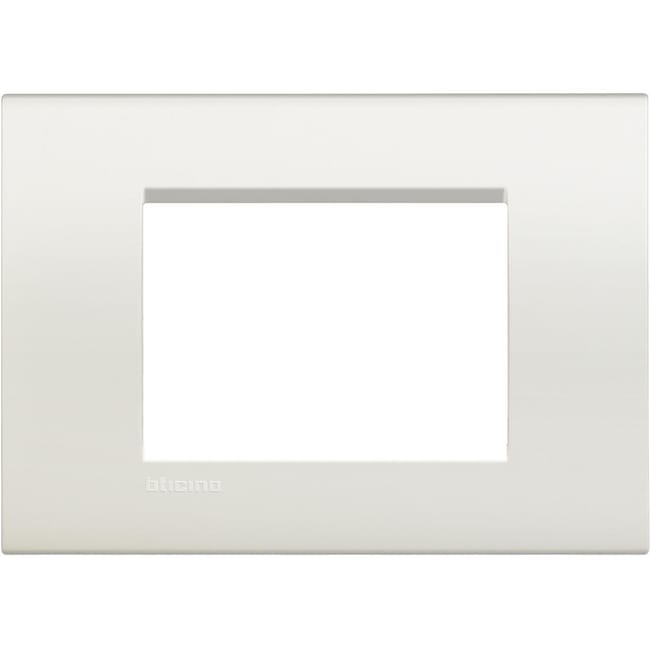 MARCO 3 MODULOS CAJA RECTANGULAR SERIE LIVING BLANCO - 1