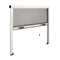 MOSQUITERA ENROLLABLE ALUMINIO BLANCA 120X140CM - 1