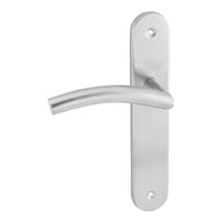 JUEGO DE MANILLA PLACA CON BOCALLAVE 85  MM ACERO INOXIDABLE 20   04 - 1