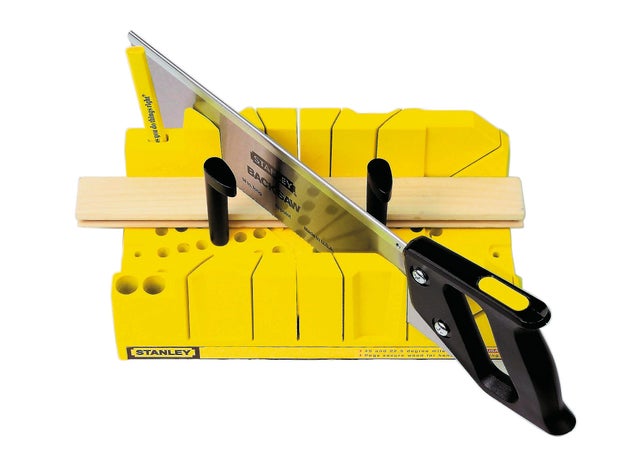 GUIA INGLETAR CON SERRUCHO 350 MM STANLEY