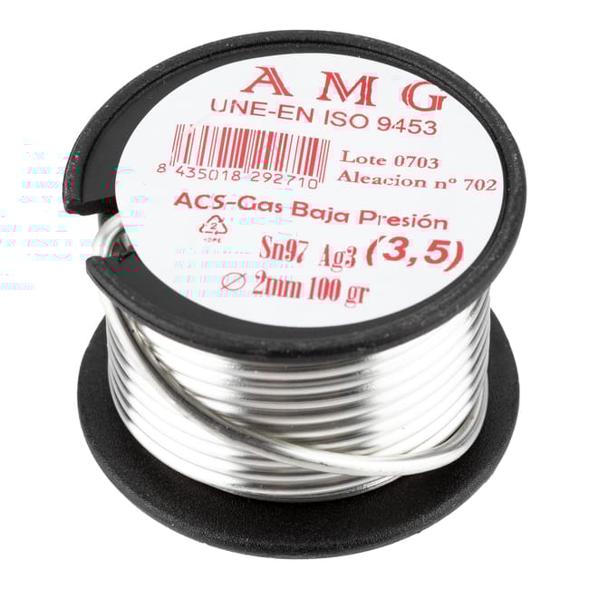 BOBINA ESTAÑO- PLATA 3.5% 100G - 1