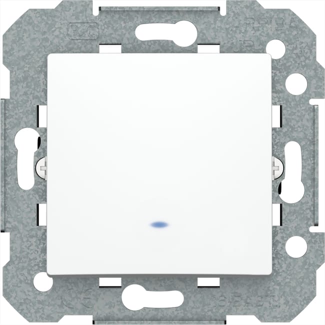 PULSADOR LUMINOSO SERIE VIVA BLANCO - 1