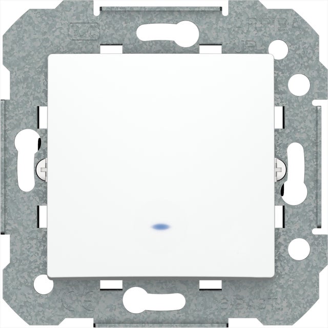 PULSADOR LUMINOSO SERIE VIVA BLANCO