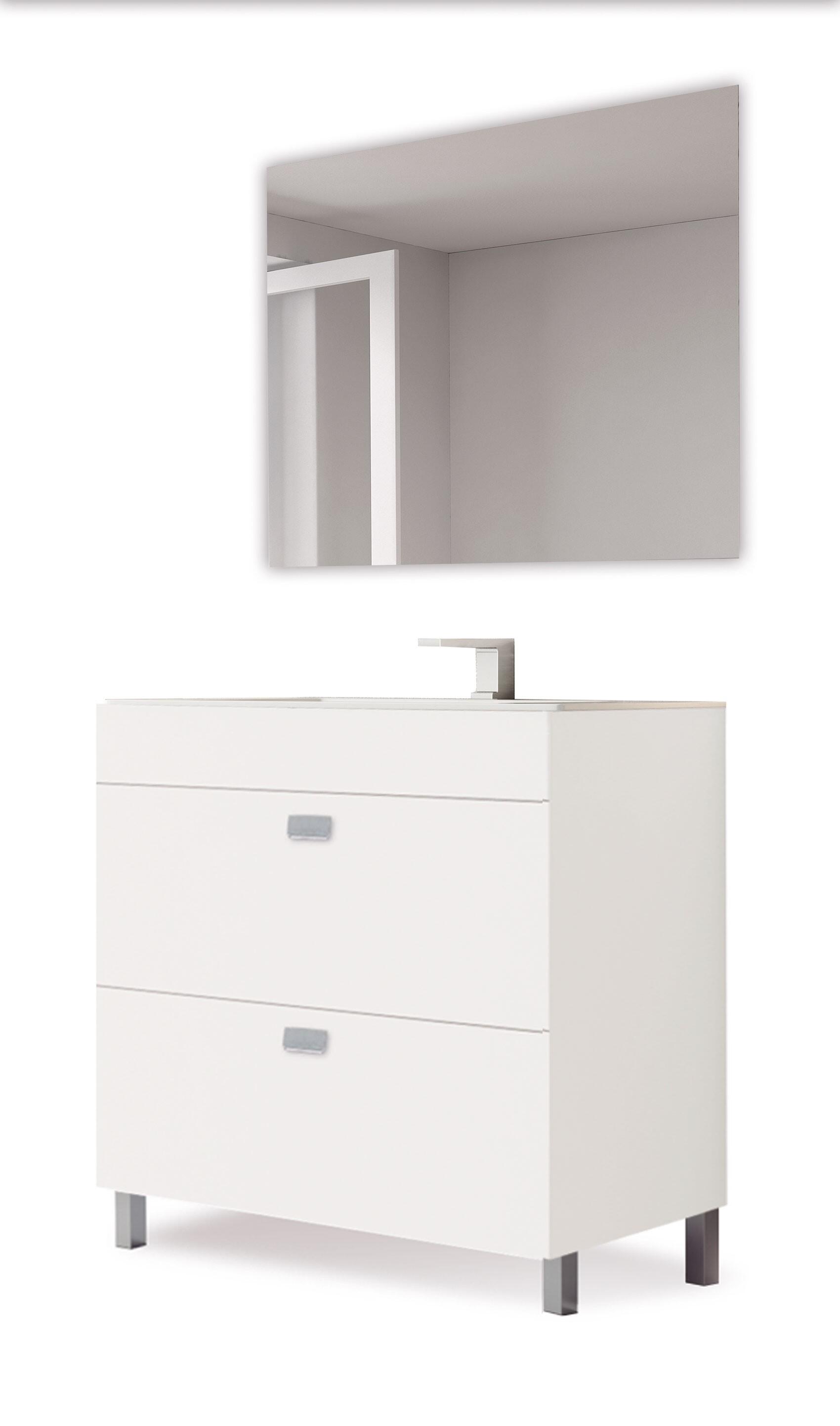 CONJUNTO MUEBLE DE BAÑO CHIPRE BLANCO 79X39,2CM - 2