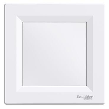 TAPA CIEGA MONOBLOCK SERIE ASFORA BLANCO - 1