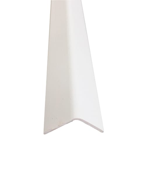 MOLDURA GUARDAVIVO PVC BLANCO  2600 X 25 X 25 MM. ADHESIVO - 1