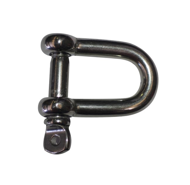 GRILLETE RECTO CON PASADOR ACERO INOXIDABLE 6 MM. 2UDS - 1