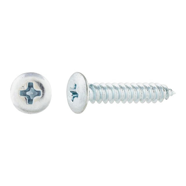 TORNILLOS ROSCA CHAPA PARA METAL CINCADOS 4,8X25MM. 250UDS