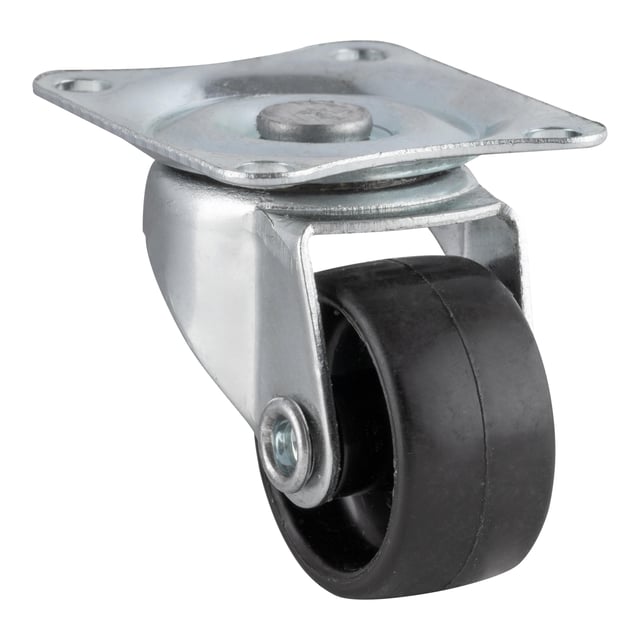 RUEDA HERRAJES 25MM POLIPROPILENO. HASTA 10KG. LLANTA METAL