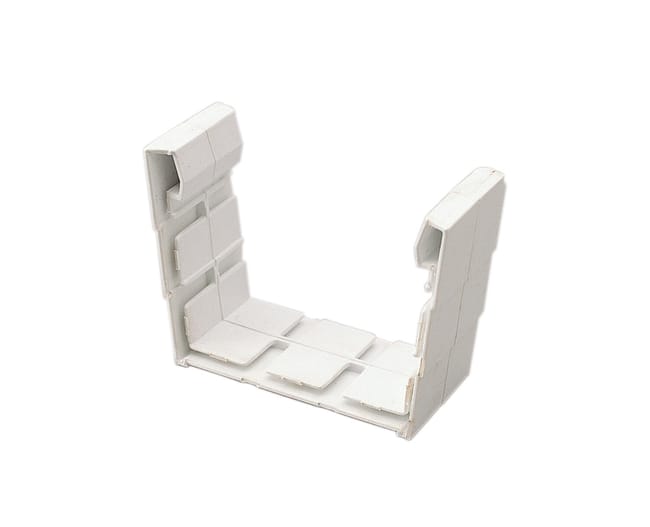 UNIÓN EVACUACIÓN PLUVIALES TRAPECIAL PVC BLANCO Ø26MM - 1