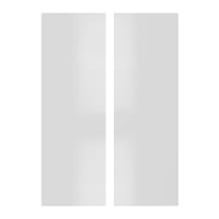 KIT 2 PUERTAS PARA MUEBLE DE COCINA SEVILLA BLANCO BRILLO PET 90X63CM - 1