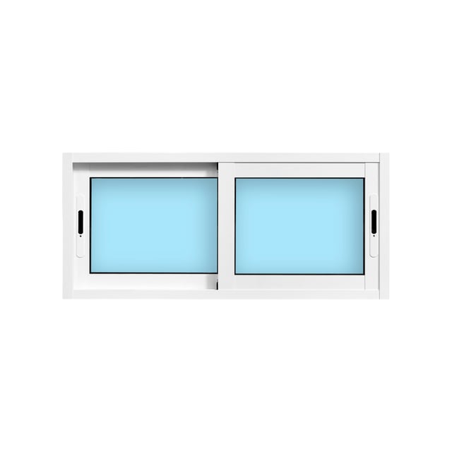 VENTANA ALUMINIO CORREDERA BLANCA 100X45CM
