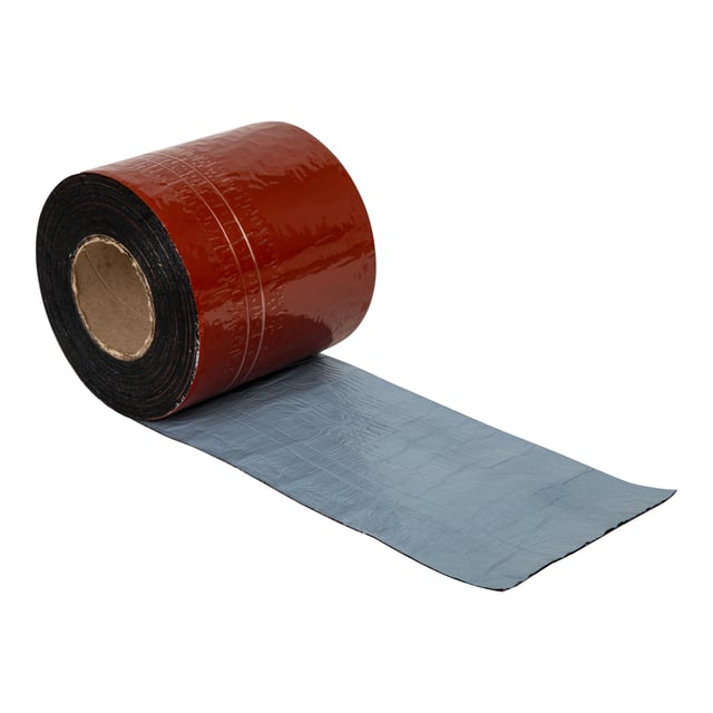 BANDA AUTOADHESIVA BETÚN ELASTÓMERO RAPID BRIC ROJO 15 CM 12 M