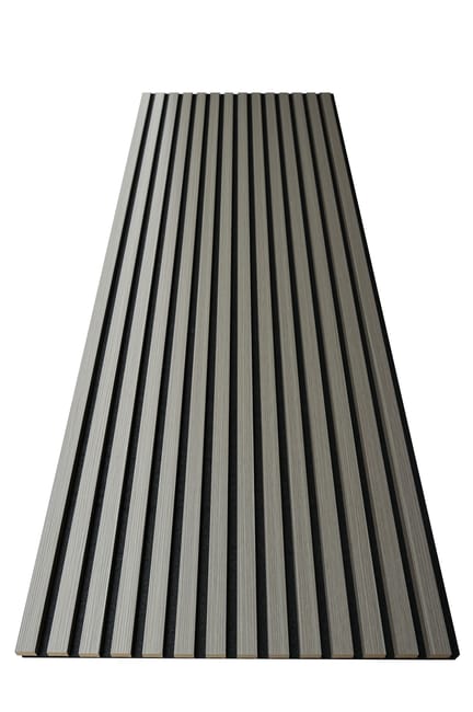 REVESTIMIENTO DE LISTONES MELAMINA GRIS 250X60X1.8 CM - 1