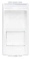 TOMA RED RJ45 ESTRECHO SERIE LIVING BLANCO - 1