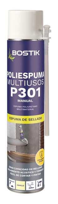ESPUMA DE POLIURETANO MULTIUSOS 750ML MANUAL - 1