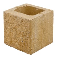 BLOQUE DE HORMIGÓN SPLIT MEDIO ALBERO 19X19X19 CM - 1