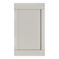 FRENTE CAJON PARA MUEBLE DE COCINA MENORCA GRIS CLARO MATE SUPERPAN 40X60CM - 2