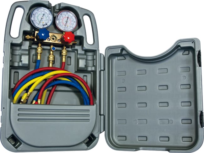 KIT MANOMETRO CON MANGUERAS Y TUBO CONEXION - 1