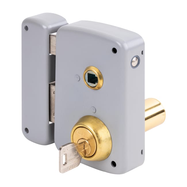 CERRADURA SOBREPONER 70  MM. 2556BPR PINTADA IZQUIERDA MCM  - 1