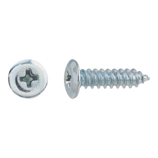 TORNILLOS ROSCA CHAPA PARA METAL CINCADOS 4,8X19MM. 250UDS