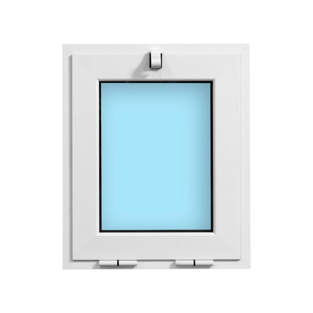 VENTANA ALUMINIO PRACTICABLE GOLPETE  BLANCA 50X60CM