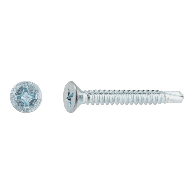 TORNILLOS ROSCA CHAPA PARA METAL CINCADOS 4,8X38MM. 500UDS