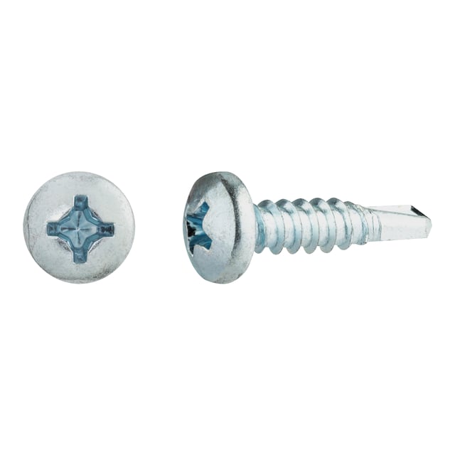 TORNILLOS ROSCA CHAPA PARA METAL CINCADOS 4,8X19MM. 250UDS