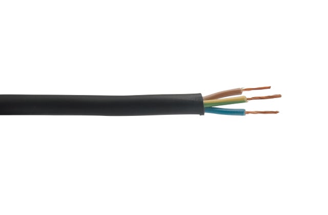 CABLE ELÉCTRICO H07RN-F 3G 2.5MM2 NEGRO METRO LINEAL
