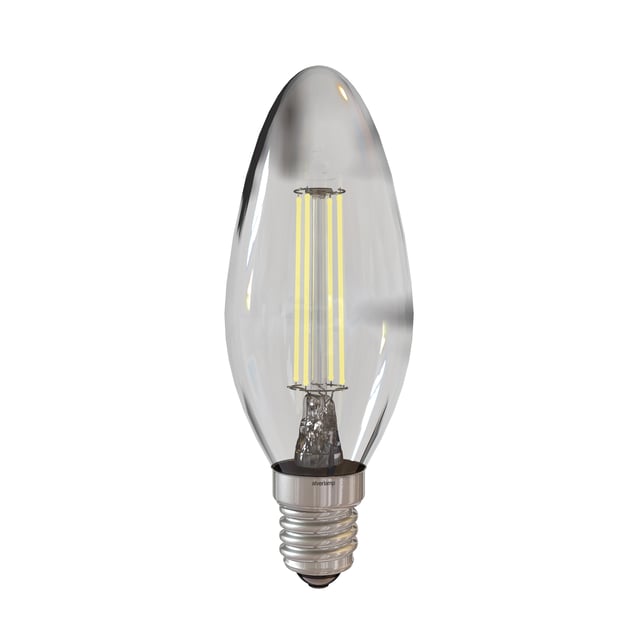 BOMBILLA LED VELA FILAMENTO E14 289LM 4W LUZ CALIDA