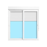 BALCONERA PVC CORREDERA CON PERSIANA BLANCA 200X218CM - 1