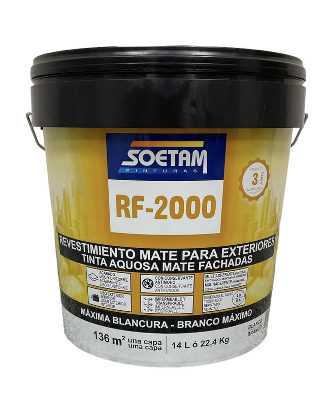 REVESTIMIENTO FACHADA RF-2000 14L BLANCO
