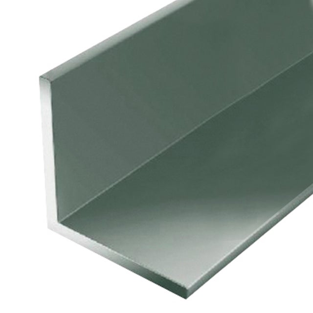 ANGULO ALUMINIO CROMO BRILLO 30X30X1,3MM 2,6M