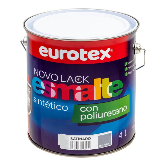 ESMALTE SINTÉTICO SATINADO NOVOLACK 4L GR PERLA