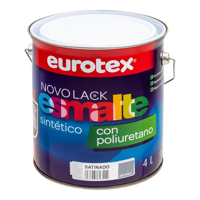 ESMALTE SINTÉTICO SATINADO NOVOLACK 4L GR PERLA - 1