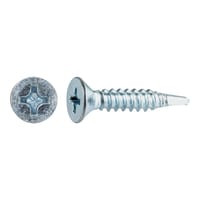 TORNILLOS ROSCA CHAPA PARA METAL CINCADOS 4,8X25MM. 250UDS - 1