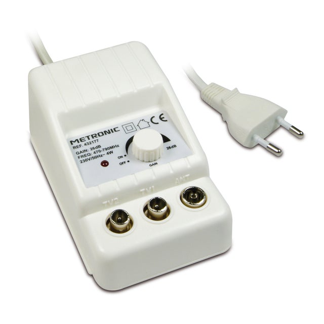 AMPLIFICADOR DE INTERIOR METRÓNICO 1E/2S