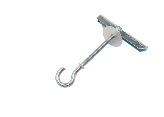 TACO METÁLICO PARA MATERIAL HUECO CON GANCHO  DIÁMETRO 12MM LONGITUD 100MM NOUTAC 10UDS