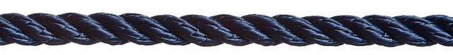 CABO POLIESTER 6  MM. 1 M AZUL MARINO ROMBULL