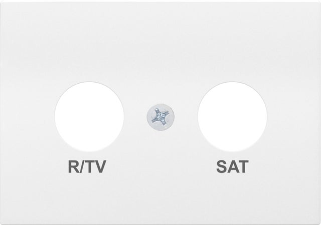 TAPA TV-RADIO-SAT SERIE CORAL BLANCO