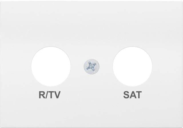 TAPA TV-RADIO-SAT SERIE CORAL BLANCO
