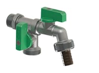 GRIFO JARDÍN DOBLE ANTICAL NANO Ø1/2